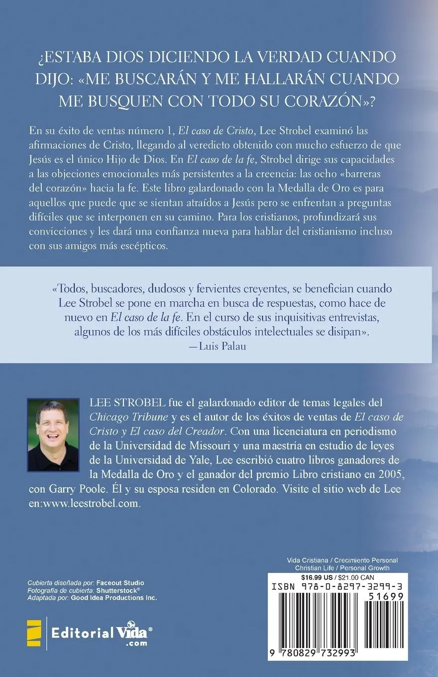 Rückseite: 9780829732993 | El Caso de la Fe | Lee Strobel | Taschenbuch | Kartoniert / Broschiert