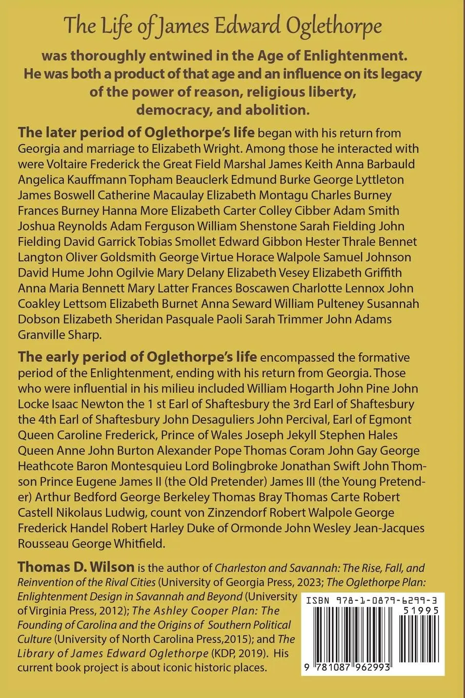 Rückseite: 9781087962993 | James Edward Oglethorpe | A Life in the Enlightenment | Thomas Wilson