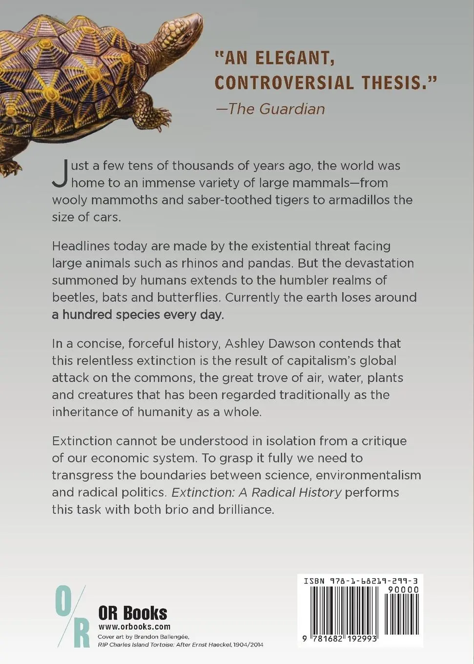 Rückseite: 9781682192993 | Extinction | A Radical History | Ashley Dawson | Taschenbuch | 2022
