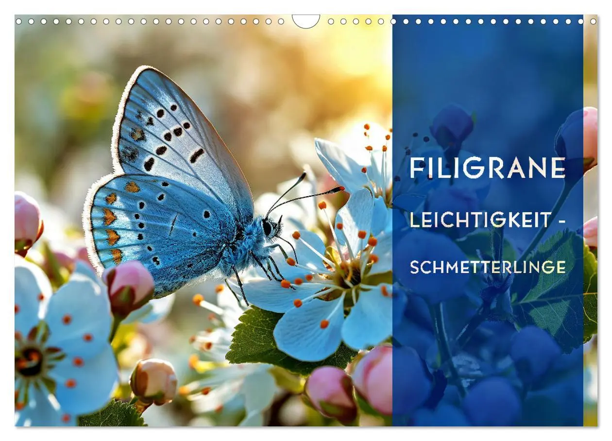 Cover: 9783457402993 | Filigrane Leichtigkeit - Schmetterlinge (Wandkalender 2026 DIN A3...