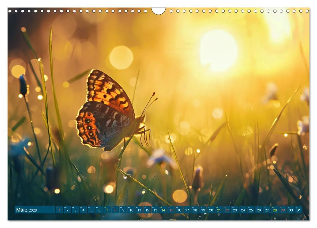 Bild: 9783457402993 | Filigrane Leichtigkeit - Schmetterlinge (Wandkalender 2026 DIN A3...