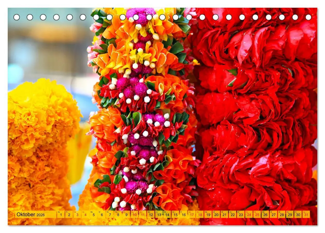 Bild: 9783457572993 | Farbenfrohes Thailand (Tischkalender 2026 DIN A5 quer), CALVENDO...
