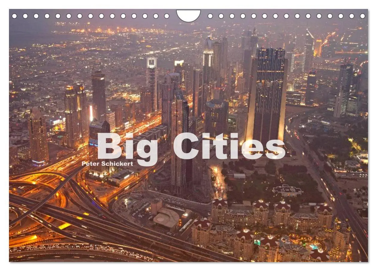 Cover: 9783516112993 | Big Cities (Wandkalender 2026 DIN A4 quer), CALVENDO Monatskalender