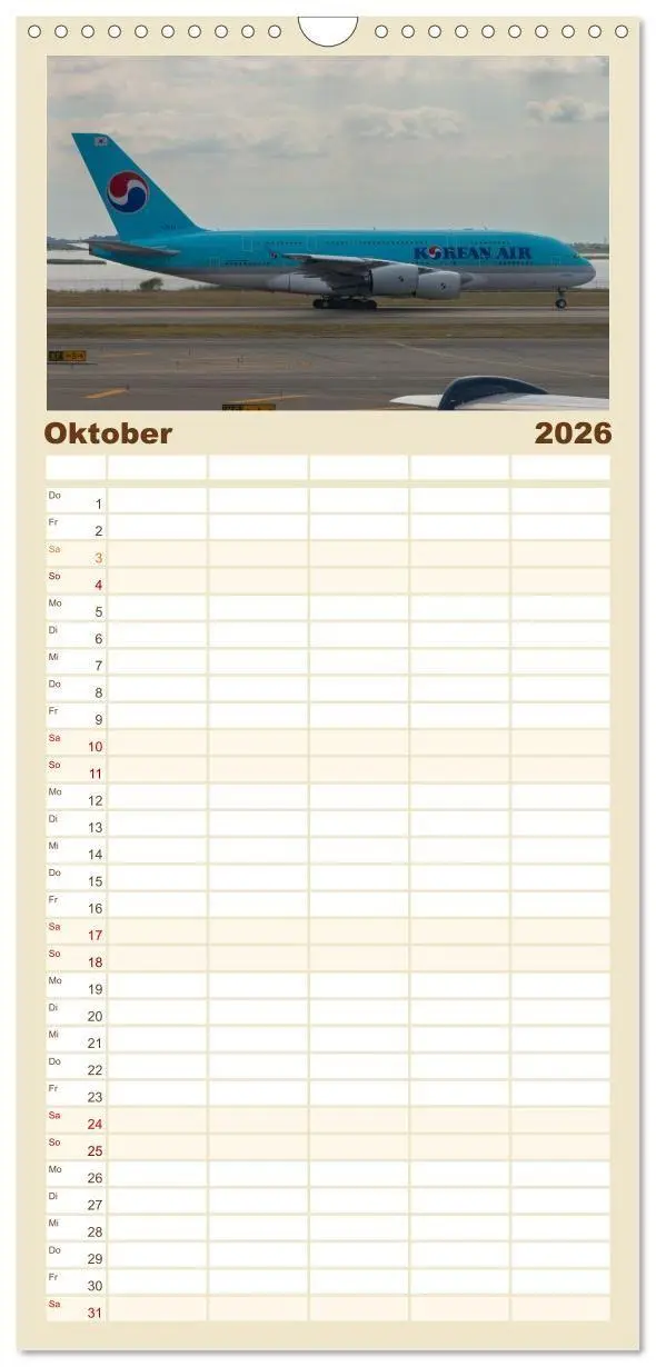 Bild: 9783516662993 | Familienplaner 2026 - Die Faszination der Quadjets mit 5 Spalten...