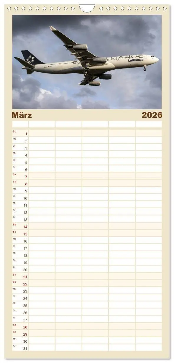 Bild: 9783516662993 | Familienplaner 2026 - Die Faszination der Quadjets mit 5 Spalten...