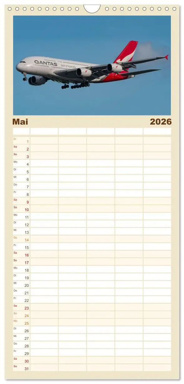 Bild: 9783516662993 | Familienplaner 2026 - Die Faszination der Quadjets mit 5 Spalten...