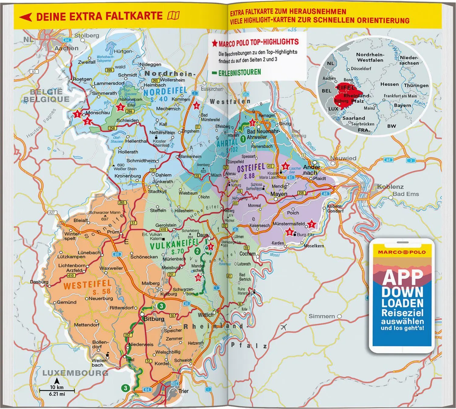 Bild: 9783829742993 | MARCO POLO Reiseführer Eifel | Susanne Jaspers (u. a.) | Taschenbuch