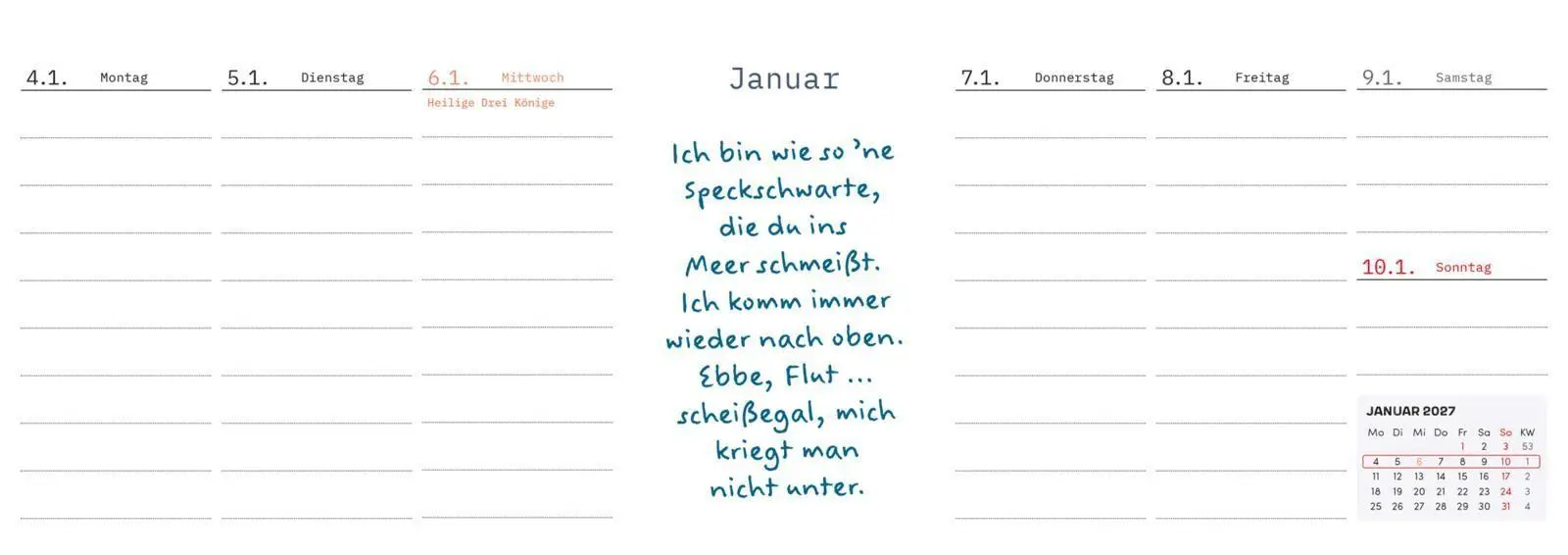 Bild: 9783830322993 | Stromberg Tischkalender 2027 | Lappan Verlag | Kalender | 128 S.