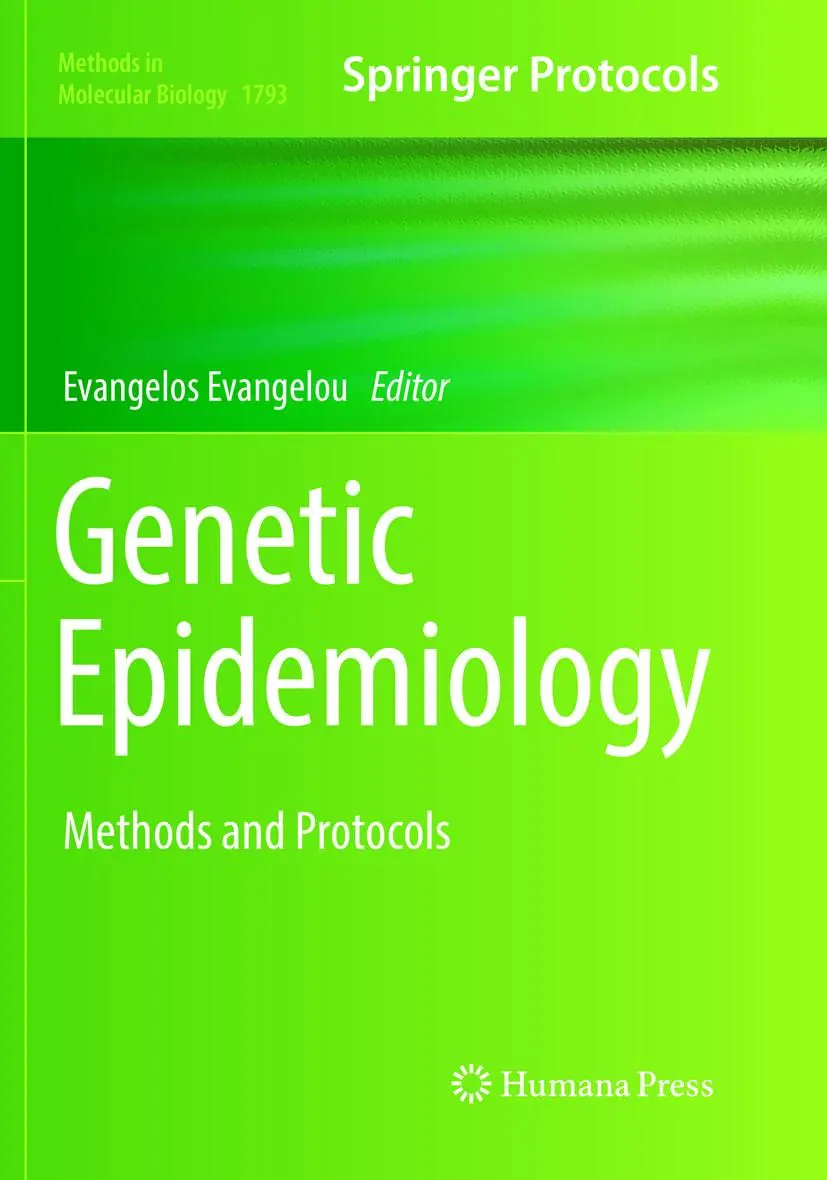Cover: 9781493993093 | Genetic Epidemiology | Methods and Protocols | Evangelos Evangelou | x