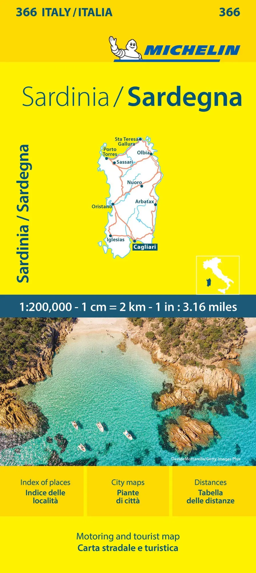 Cover: 9782067263093 | Michelin Sardinien | Map | (Land-)Karte | 1 S. | Englisch | 2024