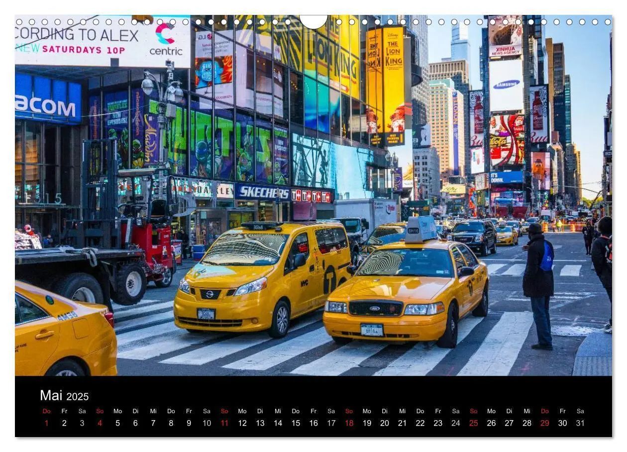 Bild: 9783435513093 | Herbst in New York (Wandkalender 2025 DIN A3 quer), CALVENDO...