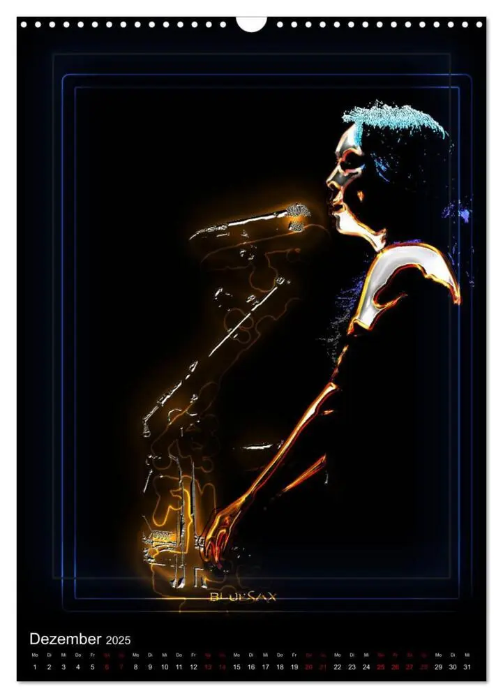 Bild: 9783435993093 | Jazz Ewig (Wandkalender 2025 DIN A3 hoch), CALVENDO Monatskalender