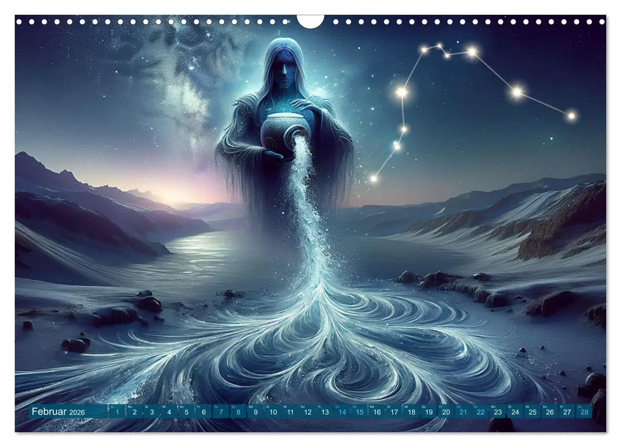 Bild: 9783457463093 | Kosmische Sinfonie: Der Tanz der Sternzeichen (Wandkalender 2026...