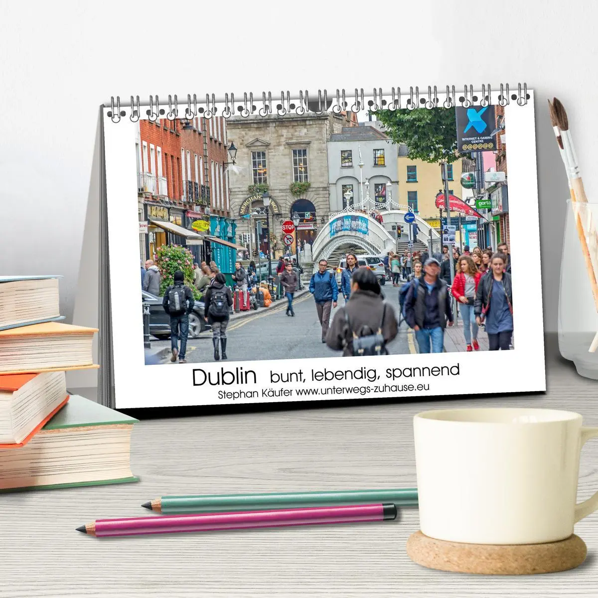 Bild: 9783457773093 | Dublin bunt, lebendig, spannend (Tischkalender 2026 DIN A5 quer),...