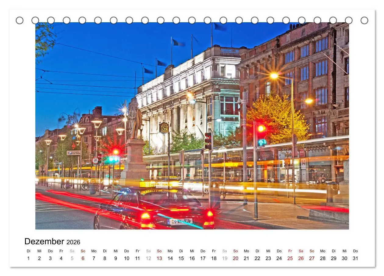 Bild: 9783457773093 | Dublin bunt, lebendig, spannend (Tischkalender 2026 DIN A5 quer),...