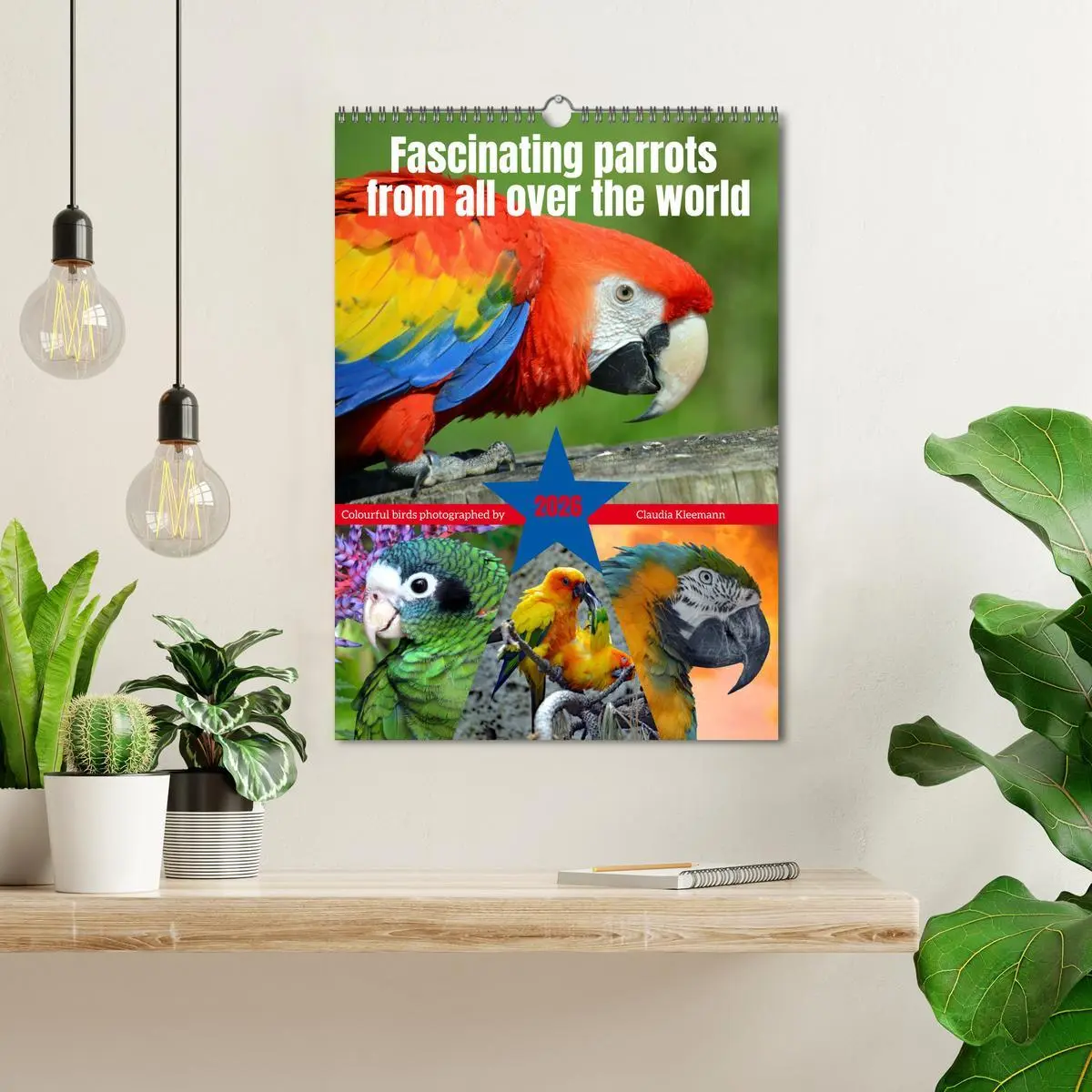 Bild: 9783516553093 | Fascinating parrots from all over the world (Wall Calendar 2026 DIN...