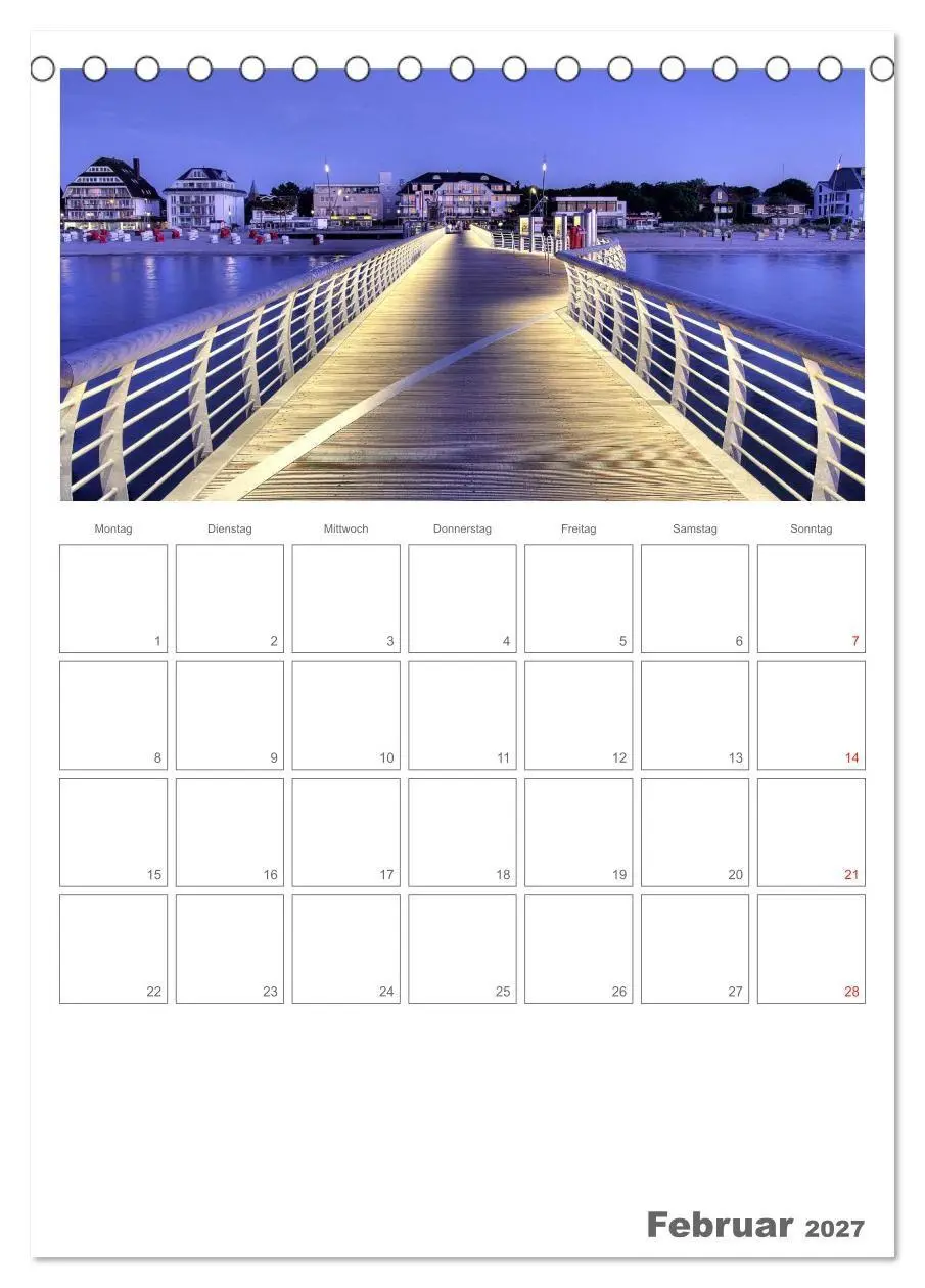Bild: 9783569953093 | Timmendorfer Strand (Tischkalender 2027 DIN A5 hoch), CALVENDO...