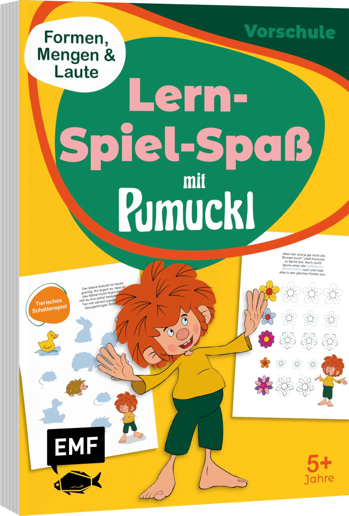 Cover: 9783745933093 | Lern-Spiel-Spaß mit Pumuckl - Mein Vorschulblock: Formen, Mengen...