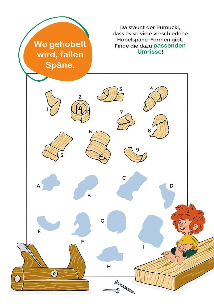 Bild: 9783745933093 | Lern-Spiel-Spaß mit Pumuckl - Mein Vorschulblock: Formen, Mengen...