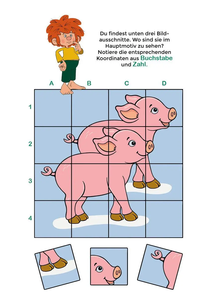 Bild: 9783745933093 | Lern-Spiel-Spaß mit Pumuckl - Mein Vorschulblock: Formen, Mengen...