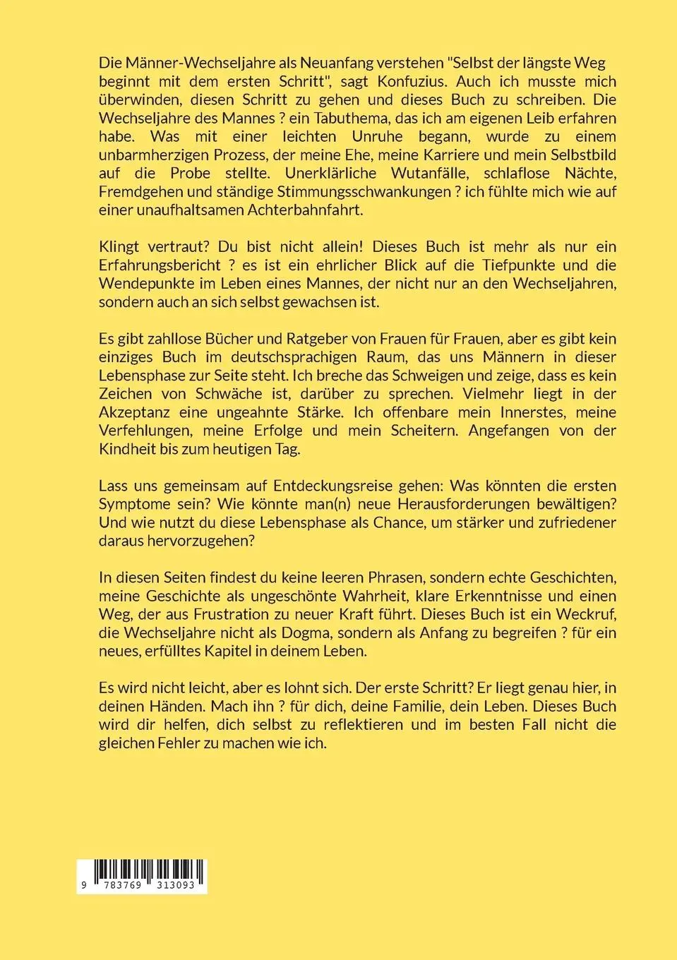 Rückseite: 9783769313093 | Von Mann zu Mann Midlife-Crisis oder Wechseljahre | Gruenau | Buch