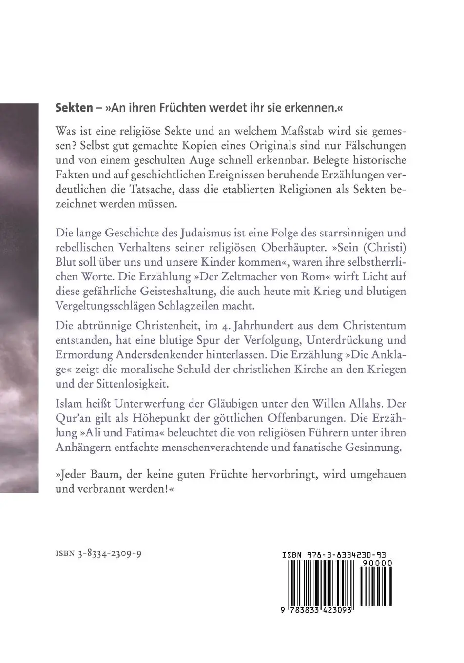 Rückseite: 9783833423093 | Sekten. Judaismus - Christenheit - Islam | Das Ende der Weltreligionen