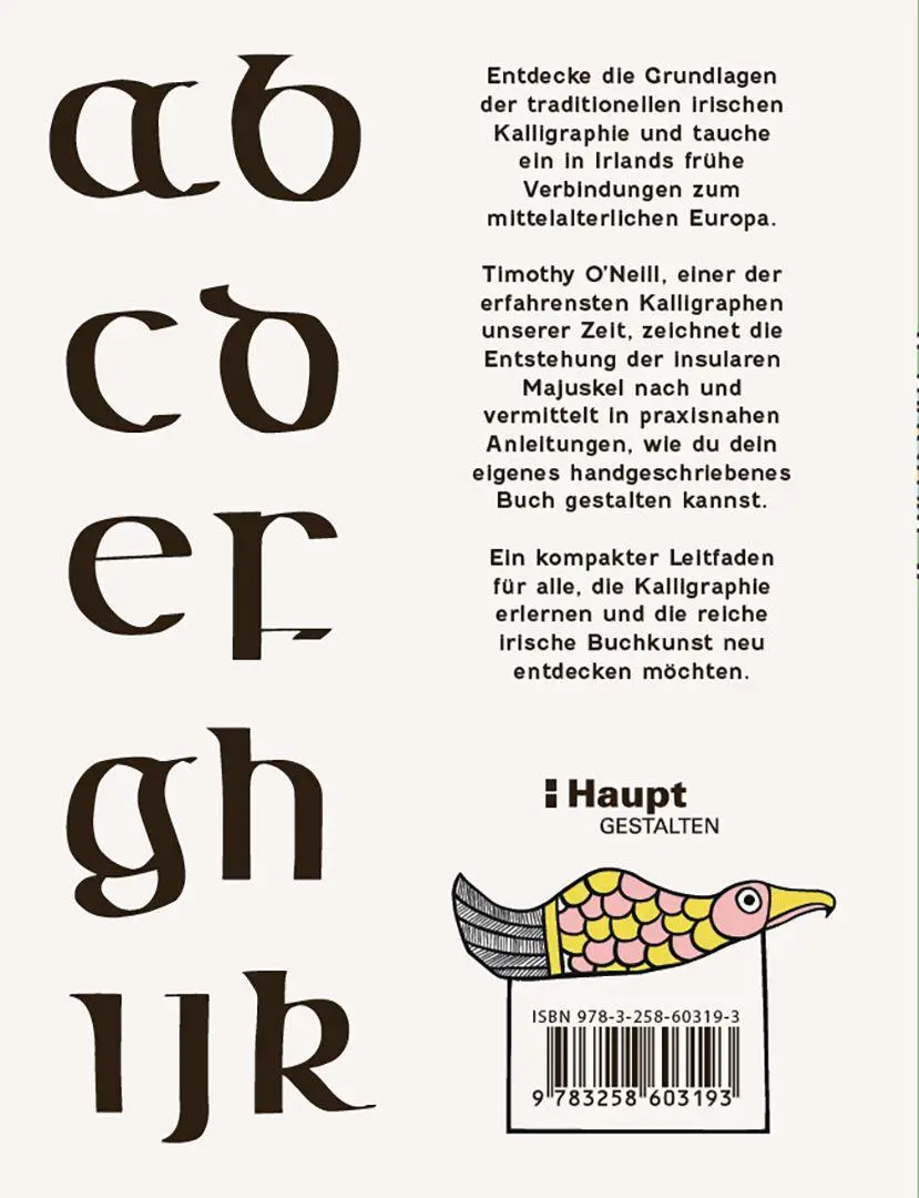 Bild: 9783258603193 | Irische Kalligraphie | Entstehungsgeschichte und praktische Übungen
