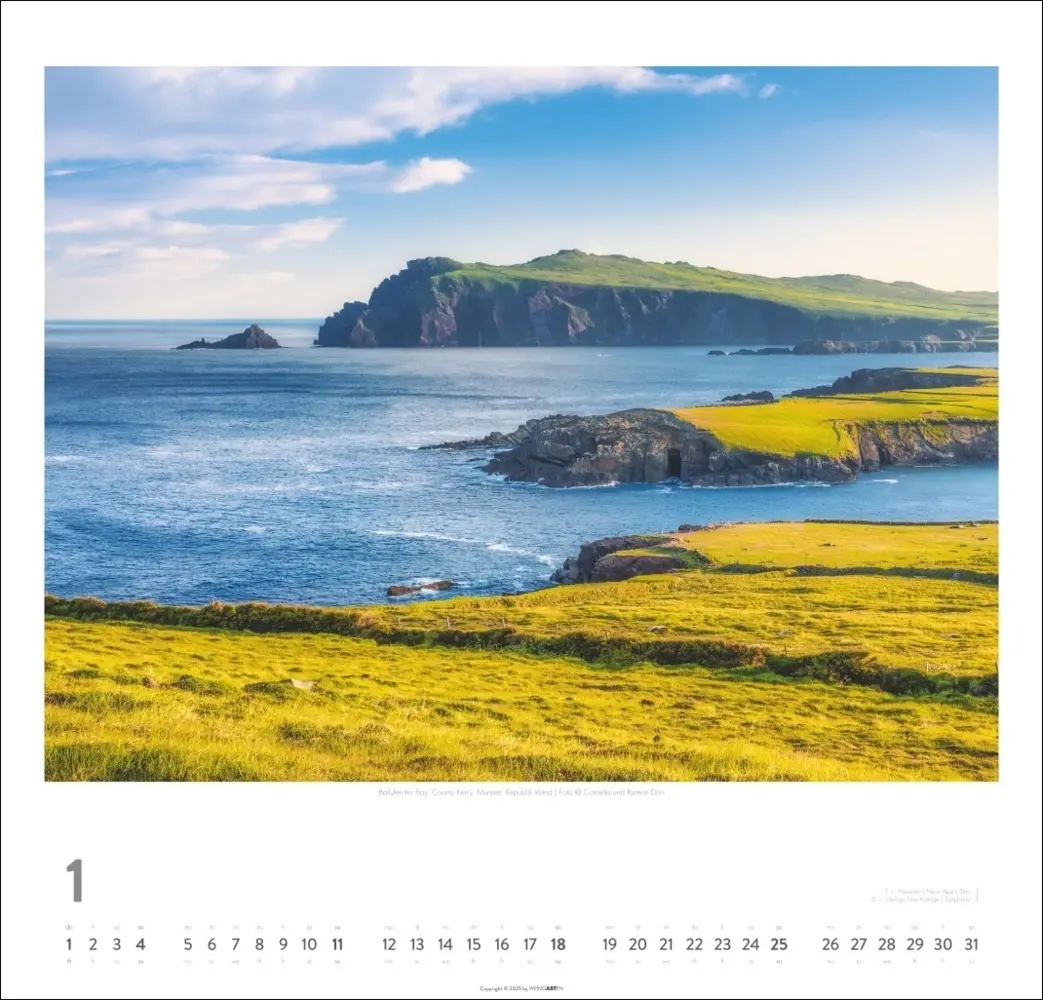 Bild: 9783839903193 | Irland Kalender 2026 - Die grüne Insel | Cornelia Dörr (u. a.) | 2026