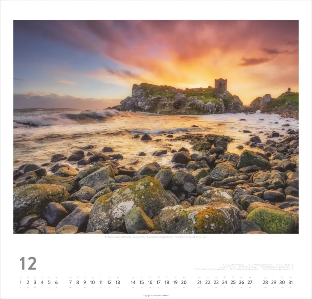 Bild: 9783839903193 | Irland Kalender 2026 - Die grüne Insel | Cornelia Dörr (u. a.) | 2026