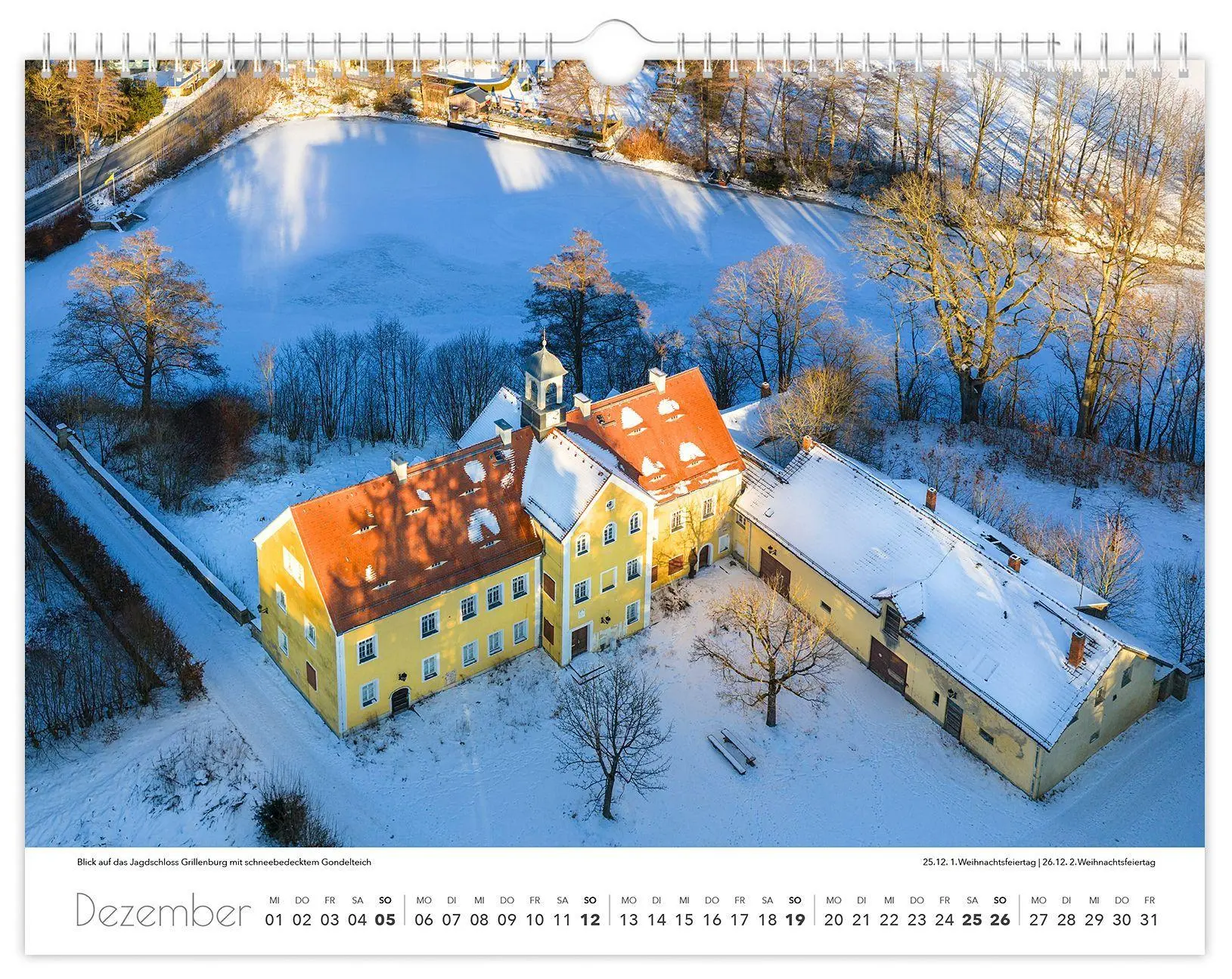 Bild: 9783912303193 | Kalender Tharandt und Umgebung 2027 | 40 x 30 cm weißes Kalendarium