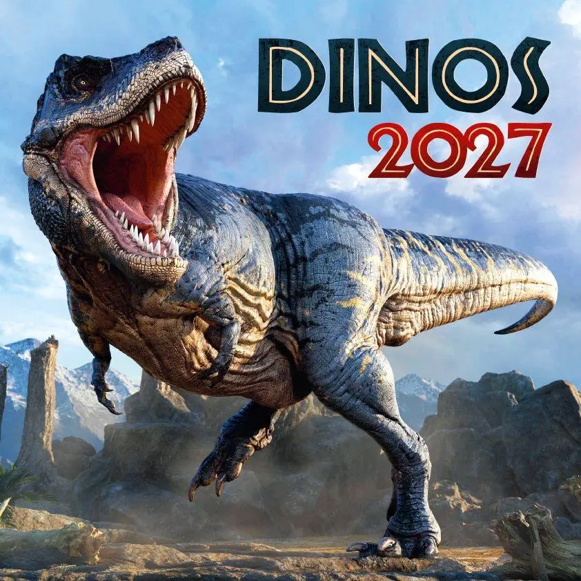 Cover: 9798893613193 | Dinos 2027 - Der Dinosaurier Kalender | Kalender | 14 S. | Deutsch