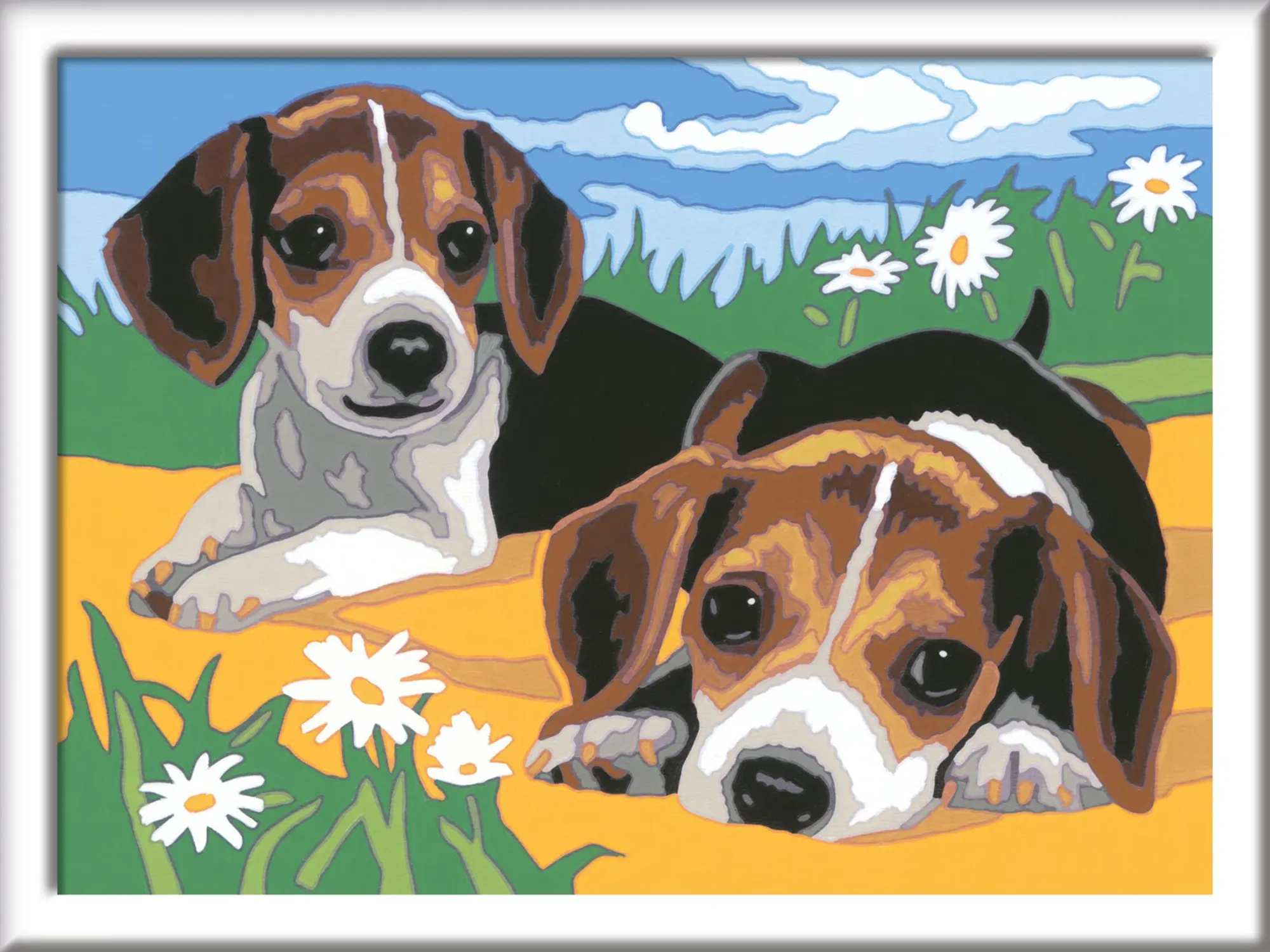 Bild: 4005556283293 | Jack Russel Welpen. Malen nach Zahlen Serie D | Spiel | 28329 | 2016