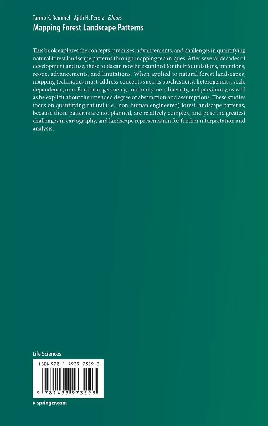 Rückseite: 9781493973293 | Mapping Forest Landscape Patterns | Ajith H. Perera (u. a.) | Buch