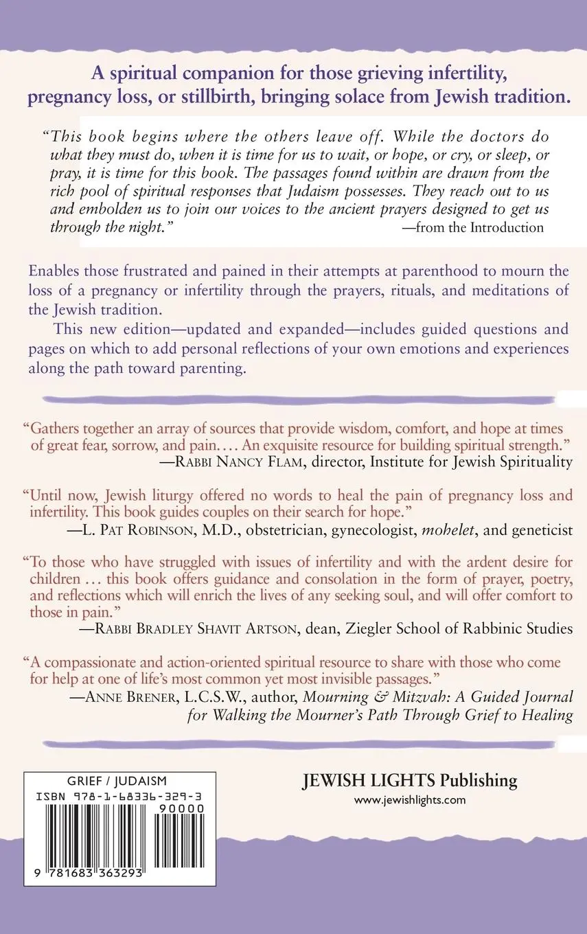 Rückseite: 9781683363293 | Tears of Sorrow, Seed of Hope (2nd Edition) | Rabbi Nina Beth Cardin