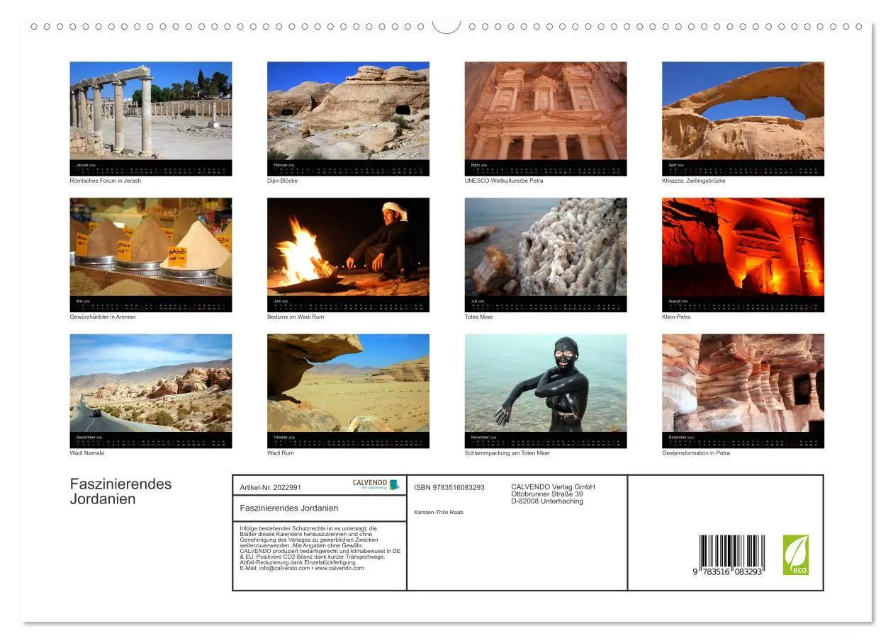 Bild: 9783516083293 | Faszinierendes Jordanien (hochwertiger Premium Wandkalender 2026...