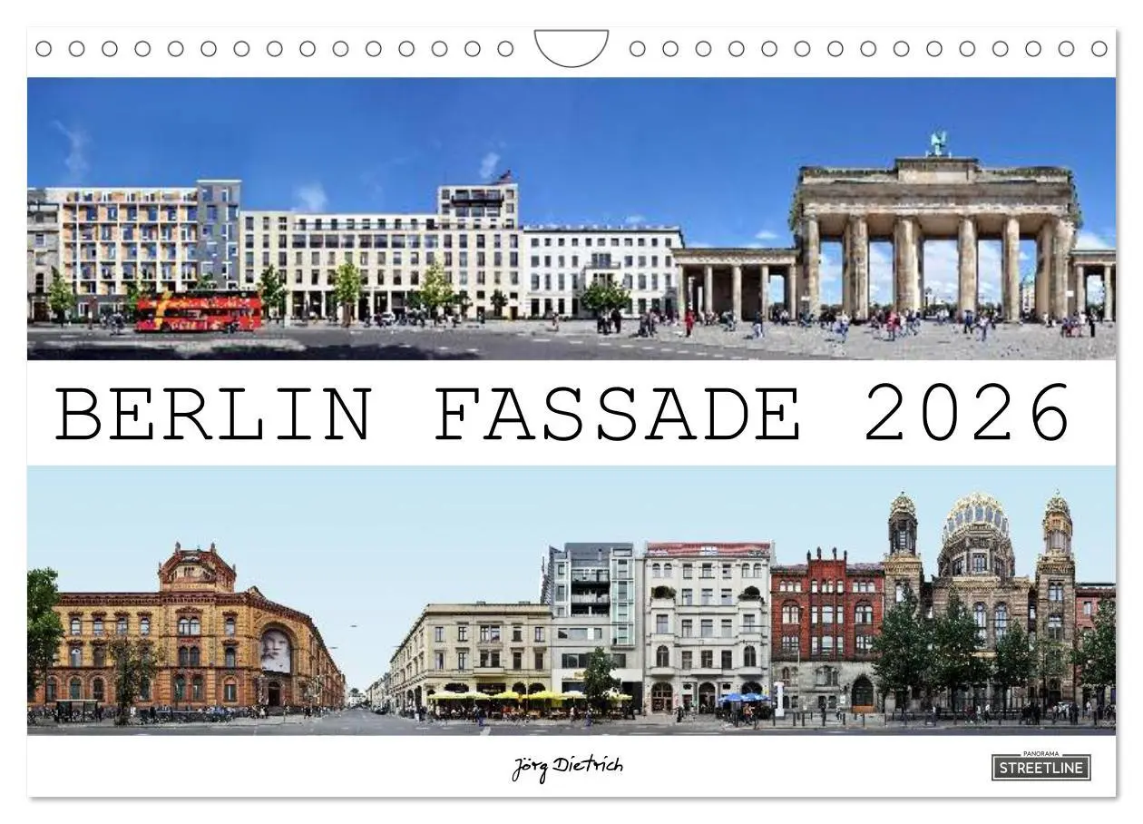 Cover: 9783516223293 | Berlin Fassade (Wandkalender 2026 DIN A4 quer), CALVENDO...