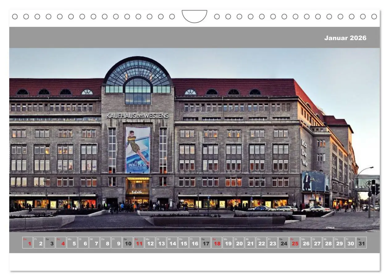 Bild: 9783516223293 | Berlin Fassade (Wandkalender 2026 DIN A4 quer), CALVENDO...