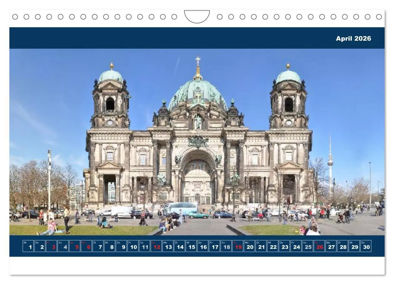 Bild: 9783516223293 | Berlin Fassade (Wandkalender 2026 DIN A4 quer), CALVENDO...