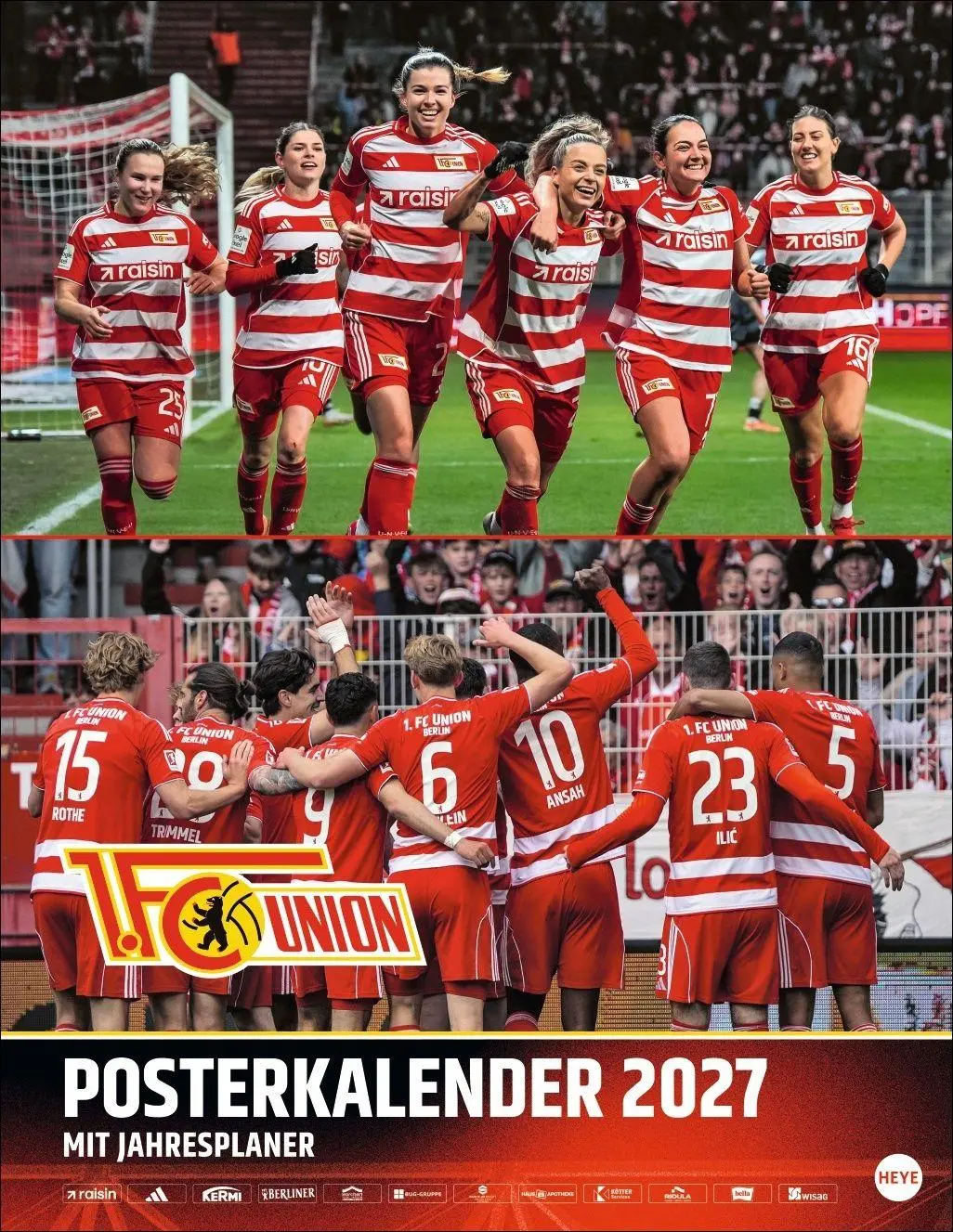 Cover: 9783756423293 | 1. FC Union Berlin Posterkalender 2027 | Kalender | 15 S. | Deutsch