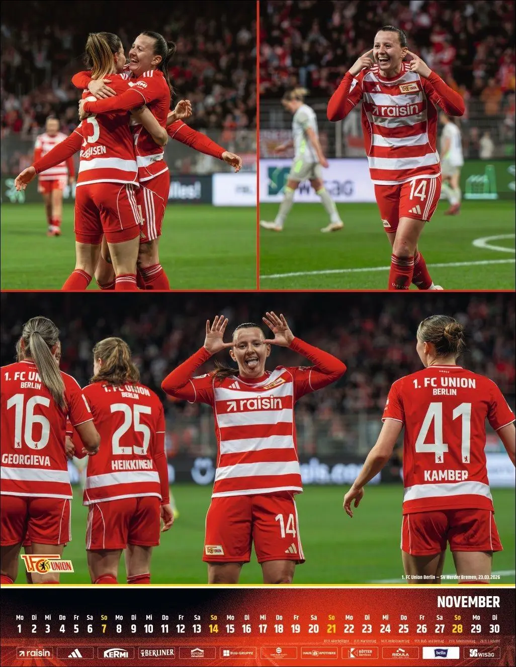 Bild: 9783756423293 | 1. FC Union Berlin Posterkalender 2027 | Kalender | 15 S. | Deutsch