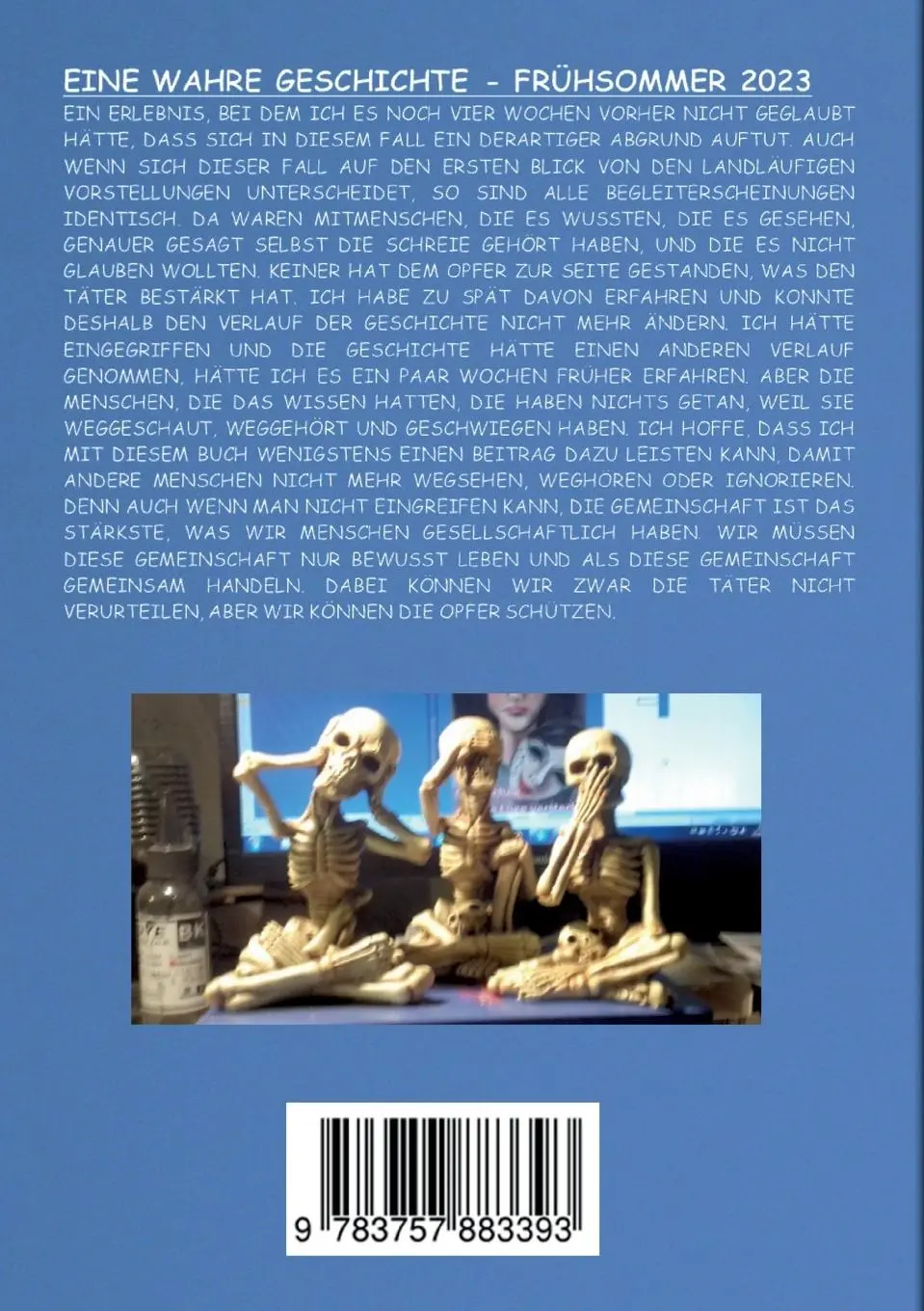 Rückseite: 9783757883393 | Das Lachen, das die Lüge versteckt | Michael F. Gruber | Taschenbuch