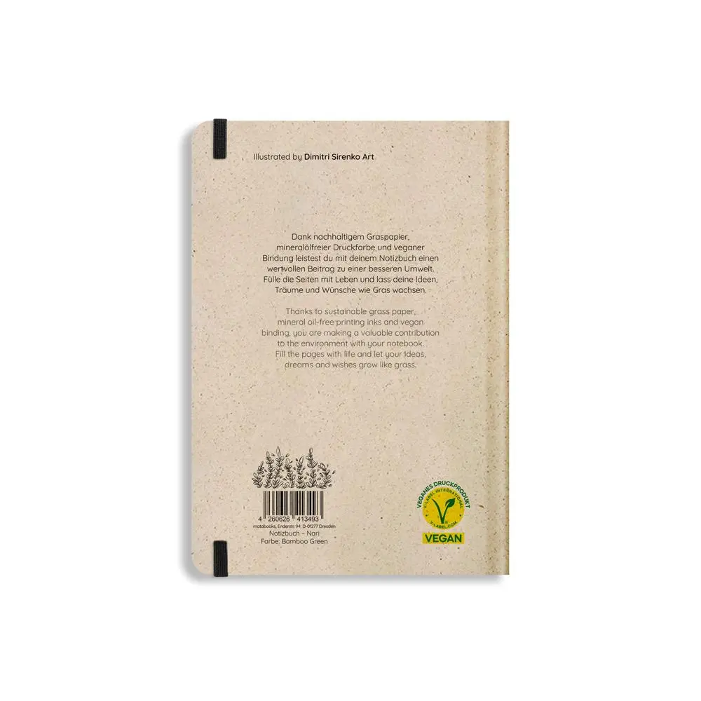 Rückseite: 4260626413493 | matabooks - Nachhaltiges A5 Notizbuch/Tagebuch/Bullet...
