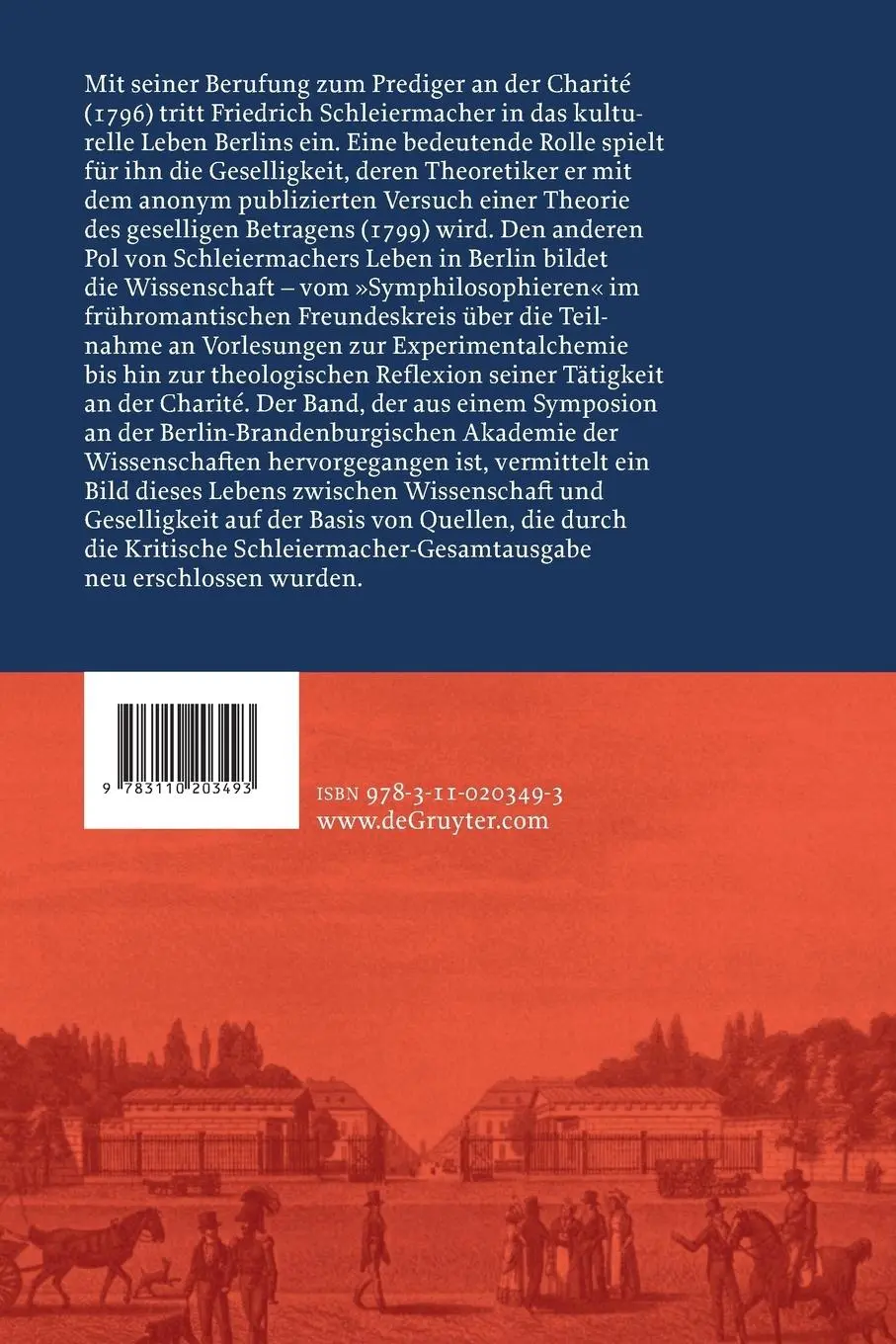 Rückseite: 9783110203493 | Wissenschaft und Geselligkeit | Andreas Arndt | Taschenbuch | XII