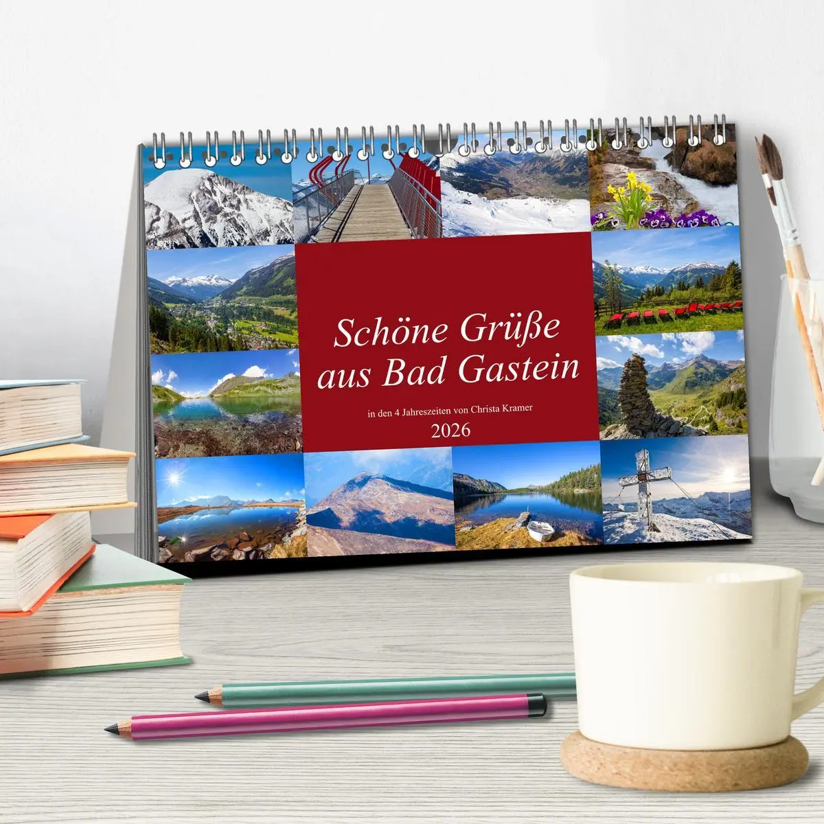 Bild: 9783457733493 | Schöne Grüße aus Bad Gastein (Tischkalender 2026 DIN A5 quer),...