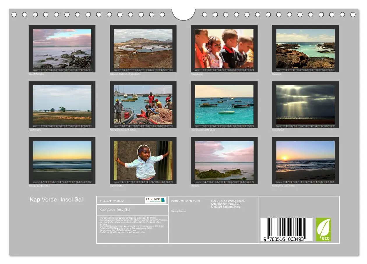 Bild: 9783516063493 | Kap Verde- Insel Sal (Wandkalender 2026 DIN A4 quer), CALVENDO...