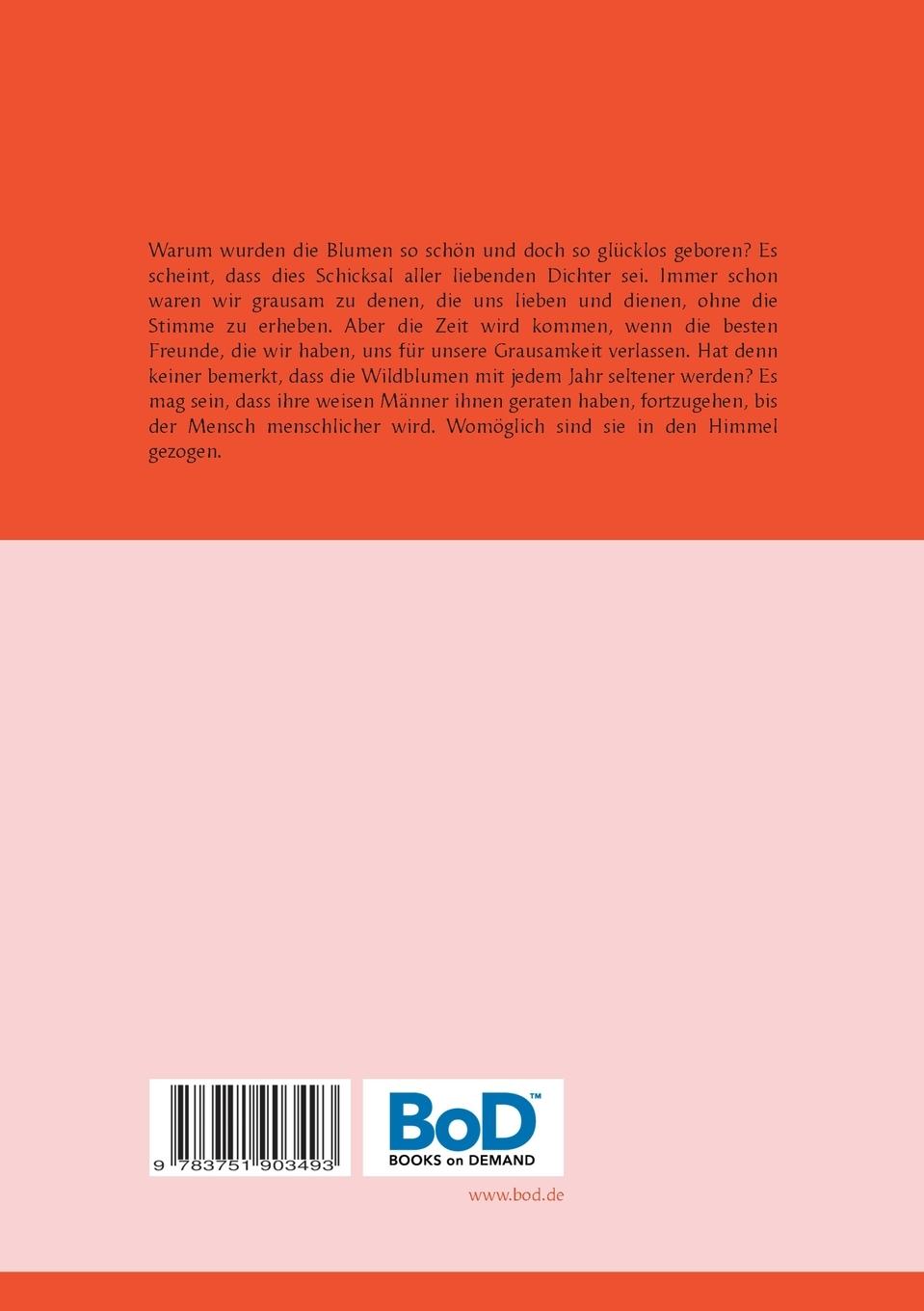 Rückseite: 9783751903493 | So Sprach die Liebe | Dichterischer Roman | Burak Tuncel | Taschenbuch