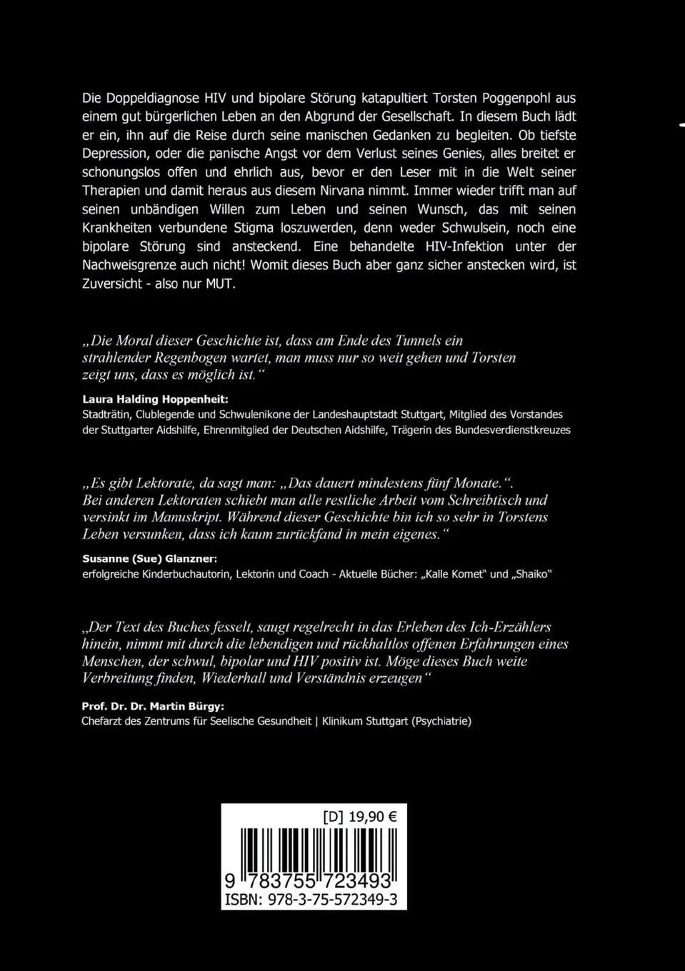 Rückseite: 9783755723493 | einfach!ch | schwul.bipolar.positiv. | Torsten Poggenpohl | Buch