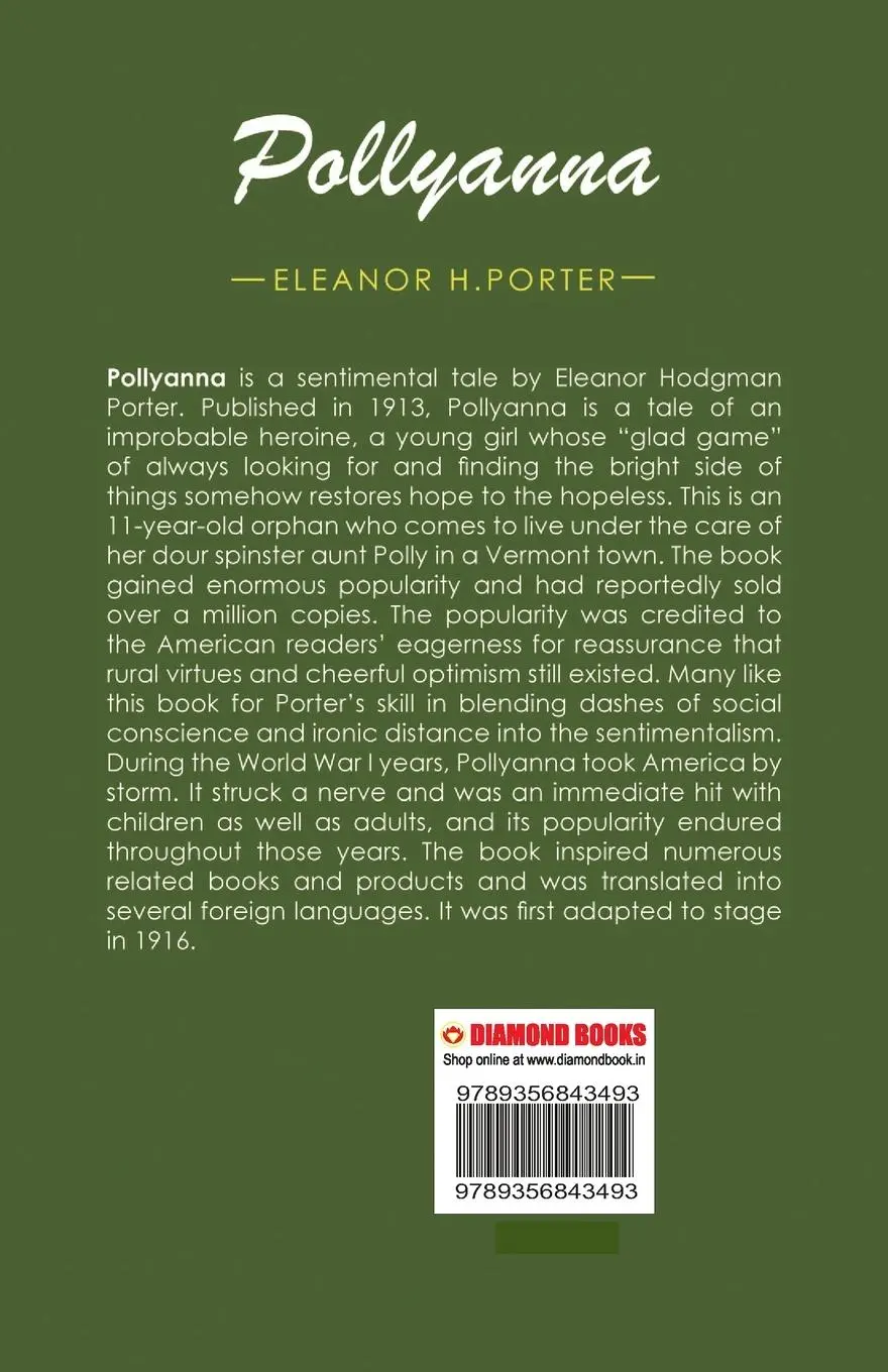Rückseite: 9789356843493 | Pollyanna | Eleanor H. Porter | Taschenbuch | Englisch | 2023