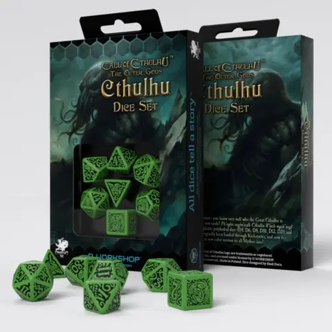 Cover: 5907699493593 | COC The Outer Gods Cthulhu Dice Set | Call of Cthulhu | QWOCTC60