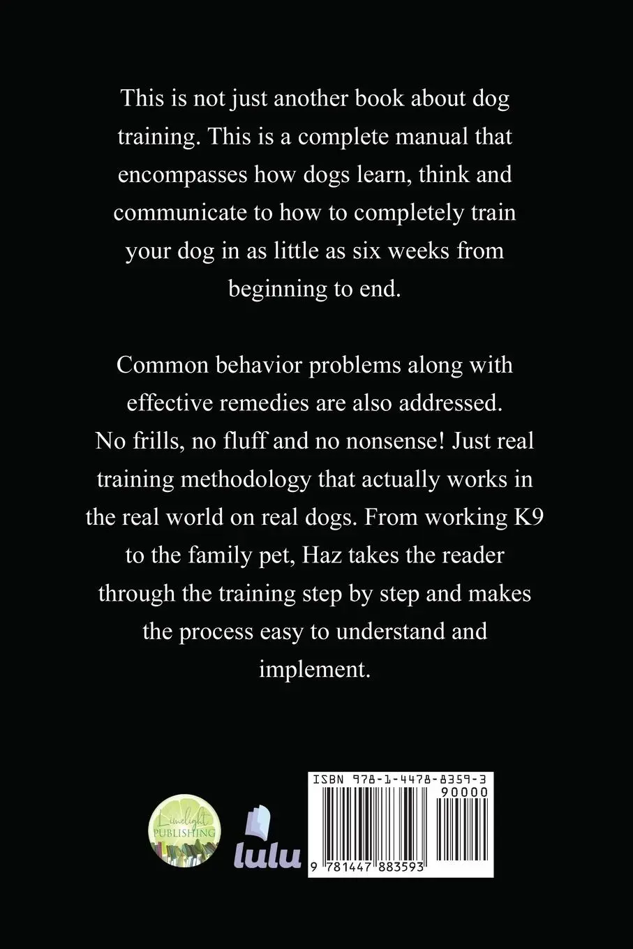 Rückseite: 9781447883593 | No Nonsense Dog Training | A Complete Guide to Fully Train Any Dog